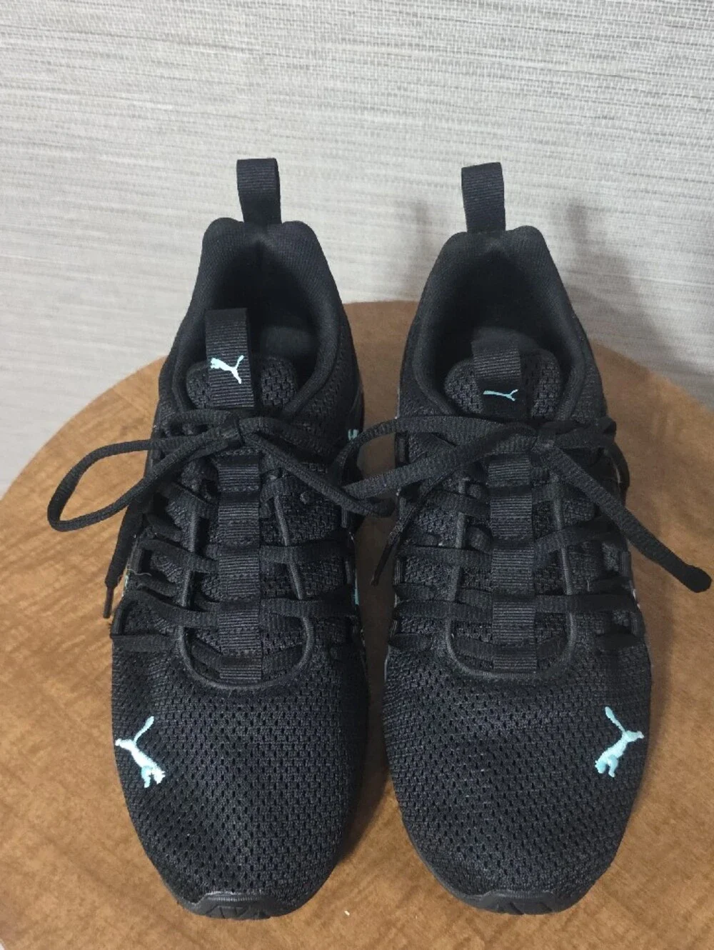 Puma Black & Aqua Women's Athletic Sneakers